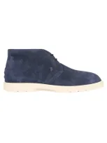 Tod's 59k Ankle Boots In Blue