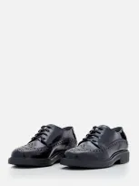 Tod's Leather Laced-up Shoes In Black