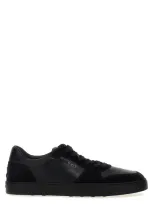 Tod's Logo Sneakers In Black