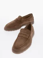 Tod's Slipper Loafers In Brown