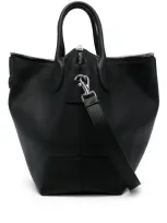 Tod's Di Bag Swing Mediu Leather Handbag In Black