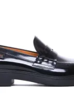 Tod's Leather Loafer In Black