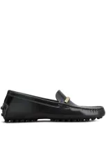 Tod's Gommino Leather Loafers In Black