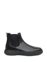 Tod's Leather Boot In Black