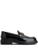 Tod's Black Leather Shoes