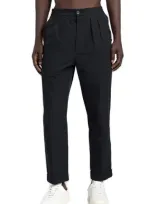 Tom Ford Brushed Pleated Lounge Pants In Black