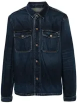 Tom Ford Denim Shirt In Blue