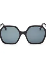 Tom Ford Geometric Frame Sunglasses In 01a