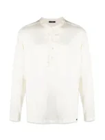 Tom Ford Henley Shirt In White