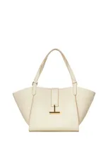 Tom Ford Tara Medium Tote In Beige