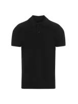 Tom Ford Tennis Piquet Polo Shirt In Black