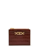 Tom Ford Whitney Card Holder In Brown