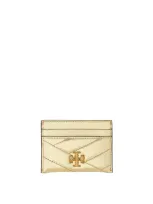 Tory Burch Kira Card Holder In Gold