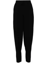 Totême Tapered Trousers In Black