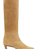 Totême Wide Shaft Boots In Caramel