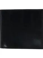 Trafalgar Cabot Cortina Bi-fold Leather Wallet In Black