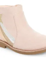 Tucker + Tate Kids' Shooting Star Bootie In Pink Lotus