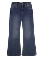 Twinset Kids' Flared Jeans In Blue