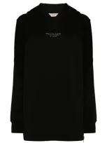 Twinset Logo-lettering Hoodie In Black