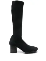 Uma Wang 70mm Stone Boots In Black