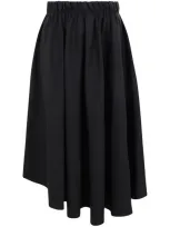 Uma Wang Asymmetric Skirt In Black