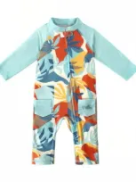 Uv Skinz Babies'  Sun & Swim Suit In Beach Picasso