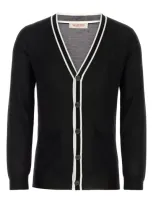 Valentino Cardigan-l Nd  Garavani Male In Black