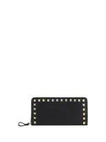 Valentino Garavani Wallets In Black