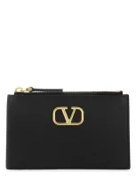 Valentino Garavani Wallets In Black