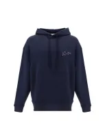 Valentino Pap Hoodie In Navy