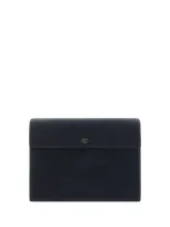 Valentino Garavani Pouch In Nero/cacao