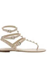 Valentino Garavani Rockstud Flip-flop Sandals In Pink