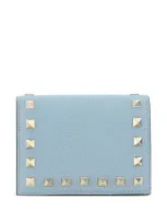 Valentino Garavani Rockstud Wallet In Blue