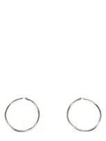 Valentino Garavani Ruthenium Metal Shadowshine Earrings In Silver