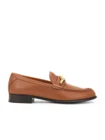 Valentino Garavani V Logo The Bold Edition Loafer In Tobacco