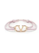 Valentino Garavani Valentino Vlogo Signature Knot Detailed Bracelet In Pink