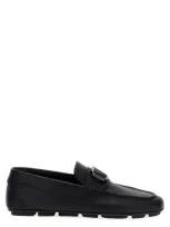 Valentino Garavani Vlogo Signature Loafers In Black