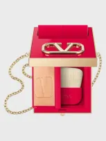 Valentino Vltn Go-clutch Bag With Refillable Finishing Powder In Med 03