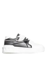 Valentino Garavani One Stud Leather Sneakers In White