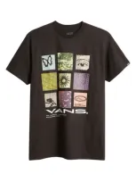 Vans Cluster 66 Cotton Graphic T-shirt In Black