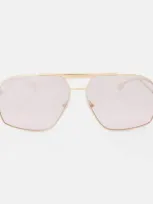 Versace Aviator Sunglasses In Pink