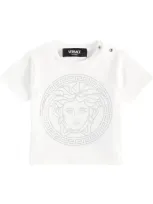 Versace Baby Medusa Cotton Jersey T-shirt In White