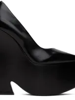 Versace Black Tempest Pumps In 1b000 Black