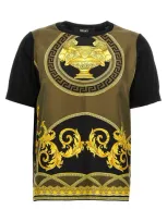 Versace La Coupe Des Dieux Paneled Top In Black