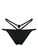 Versace Medusa '95 Bikini Bottoms In Black