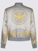 Versace Multicolor Casual Jacket In Red