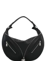 Versace Medium Hobo Tote In Nero