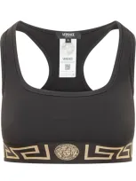 Versace Sports Top In Black