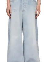 Vetements Blue Big Shape Jeans In Light Blue