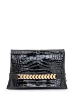 Victoria Beckham Chain Pouch In Black